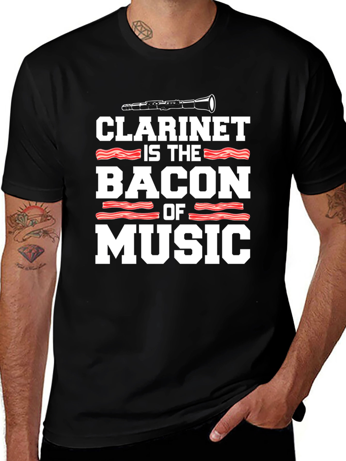 Clarinet is the Bacon of Music T-Shirt