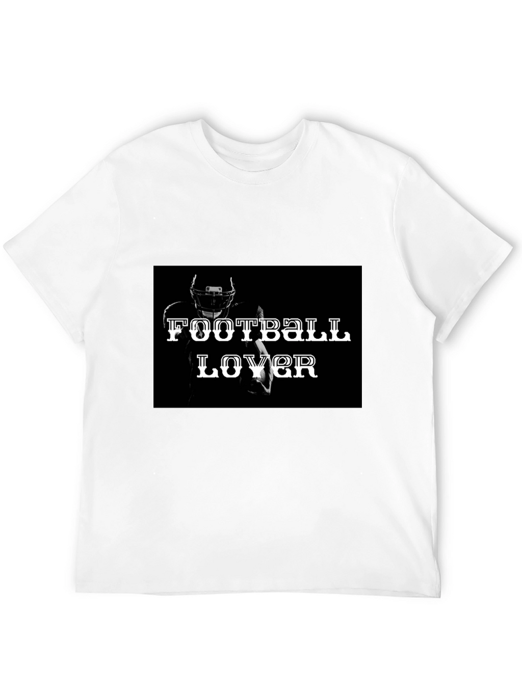 Football Lover Black T-Shirt