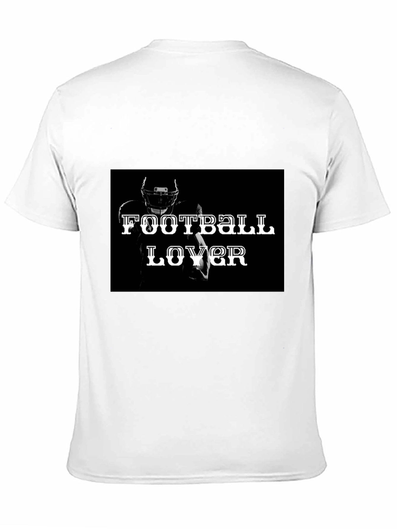 Football Lover Black T-Shirt
