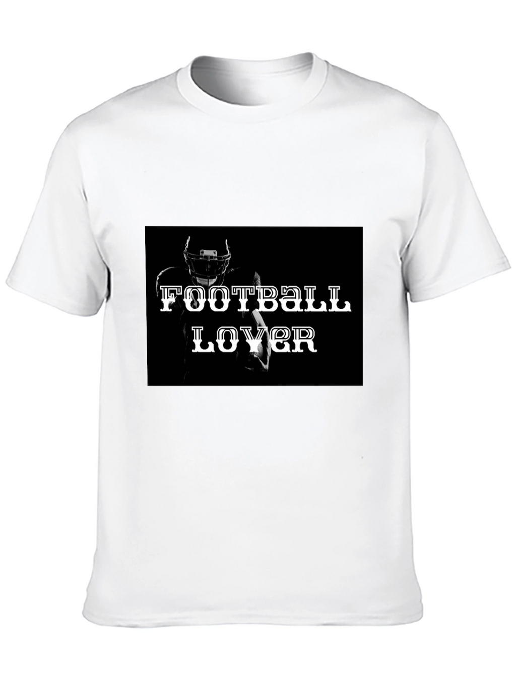 Football Lover Black T-Shirt