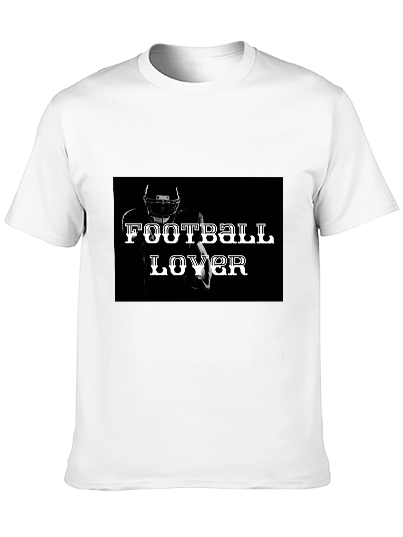 Football Lover Black T-Shirt