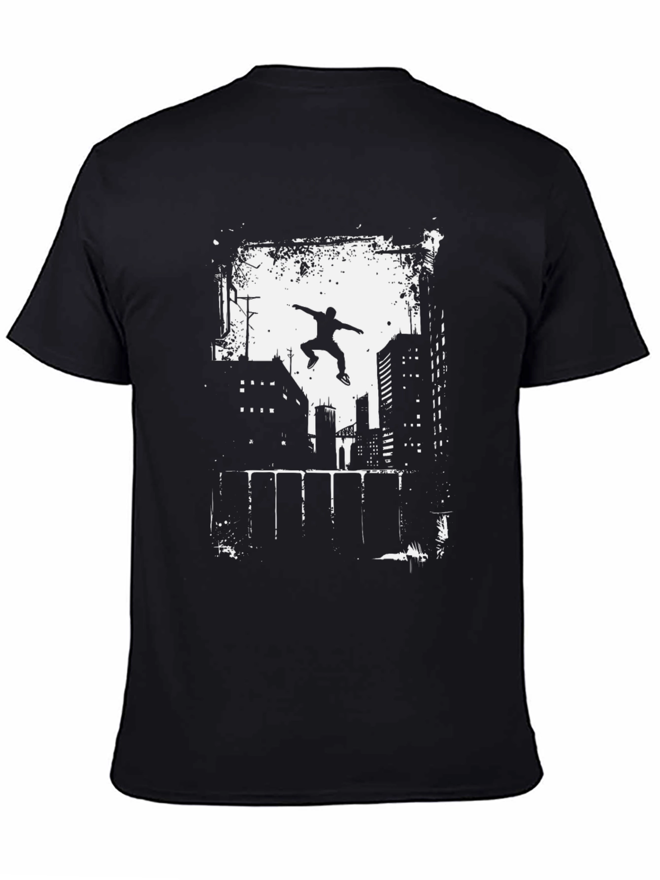 Urban Parkour T-Shirt - City Jumper Graphic Tee