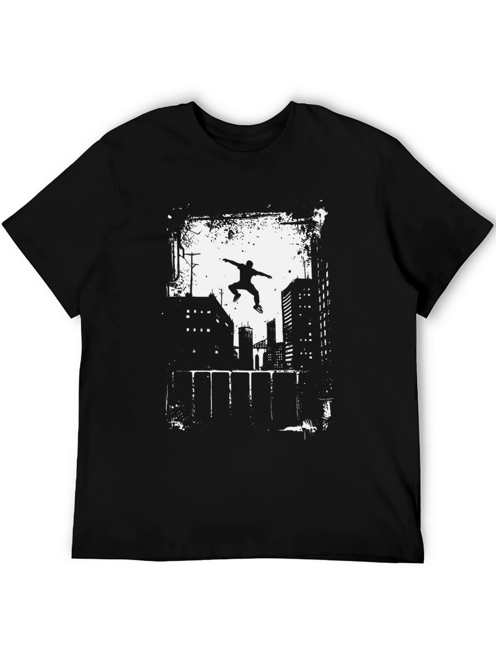 Urban Parkour T-Shirt - City Jumper Graphic Tee