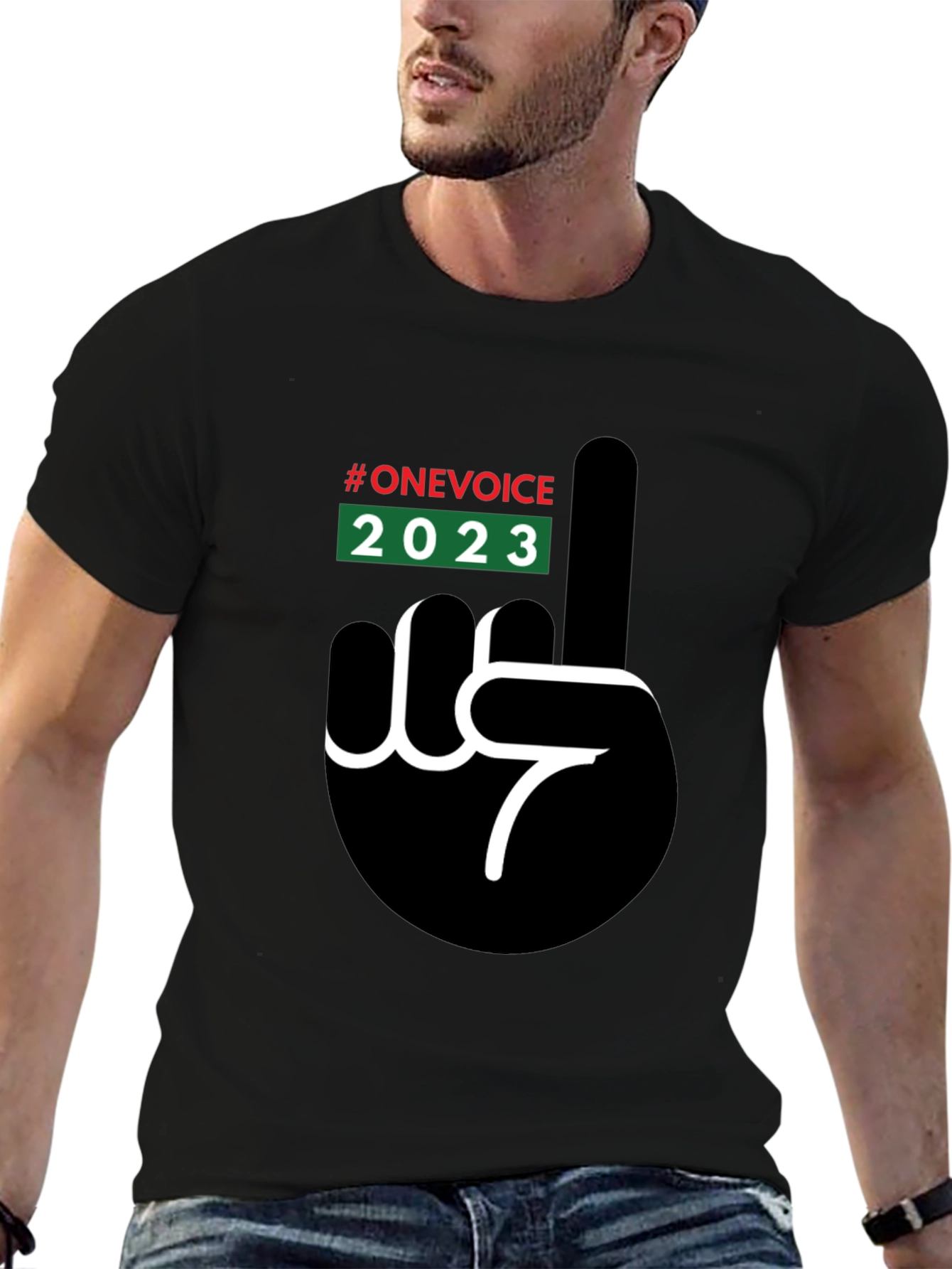 One Voice 2023 Graphic T-Shirt - Black