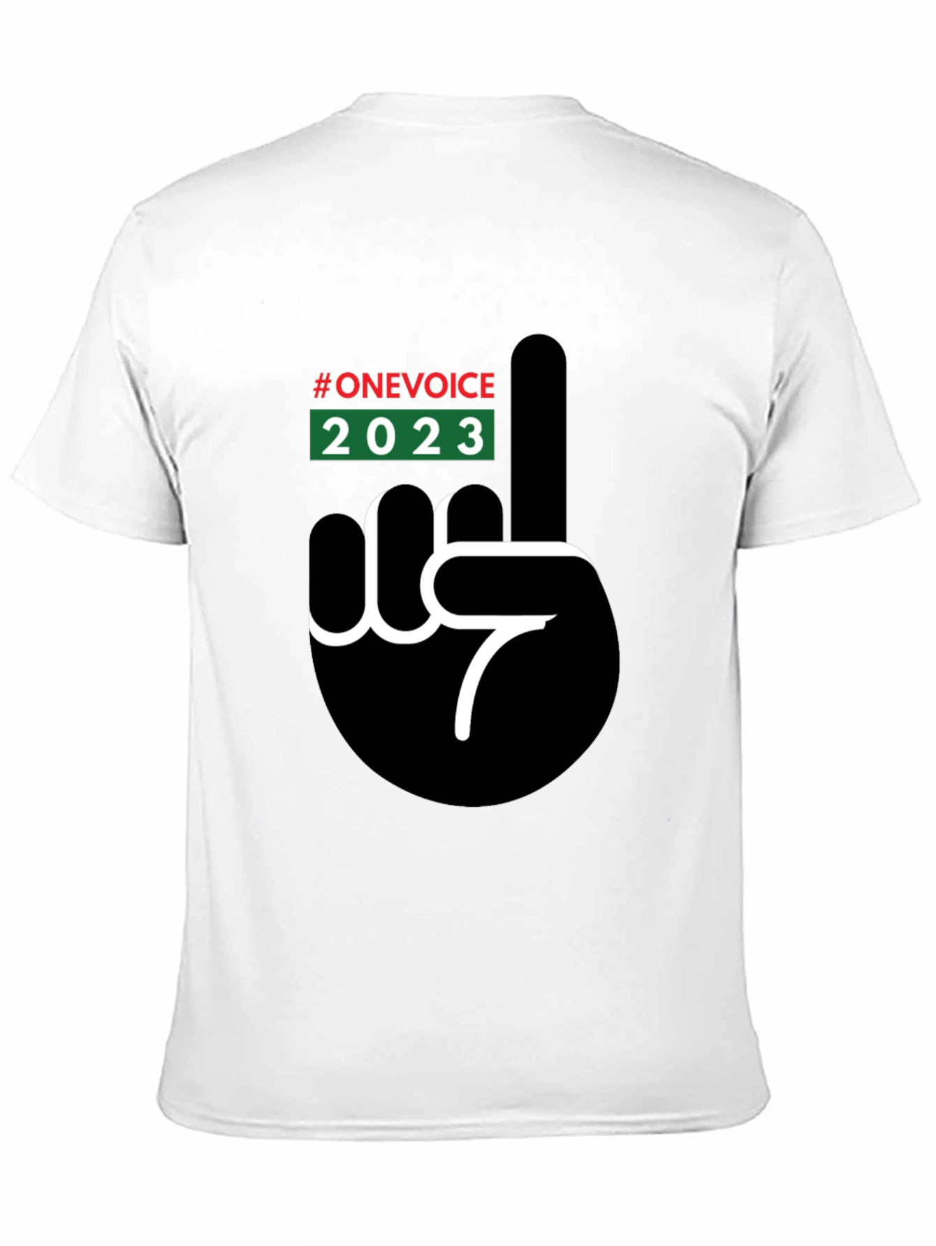 One Voice 2023 Graphic T-Shirt - Black