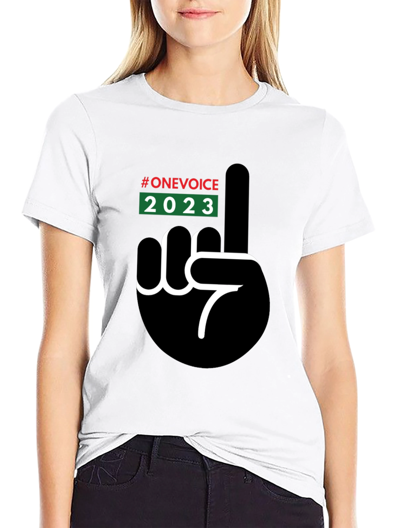 One Voice 2023 Graphic T-Shirt - Black