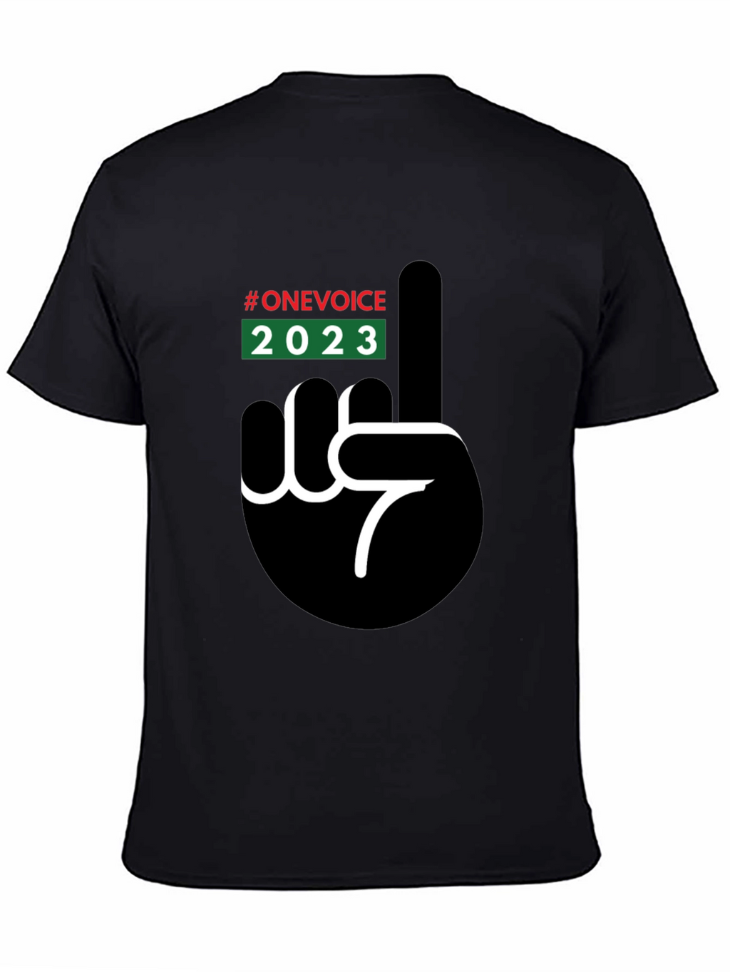 One Voice 2023 Graphic T-Shirt - Black