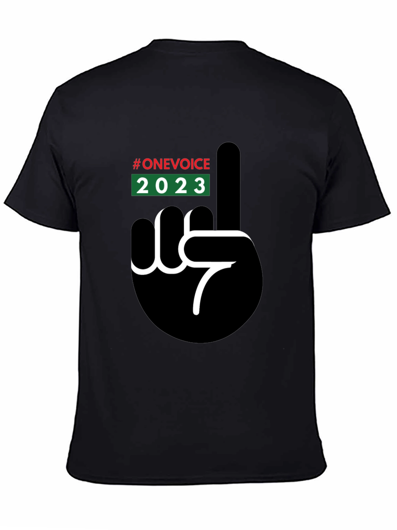 One Voice 2023 Graphic T-Shirt - Black