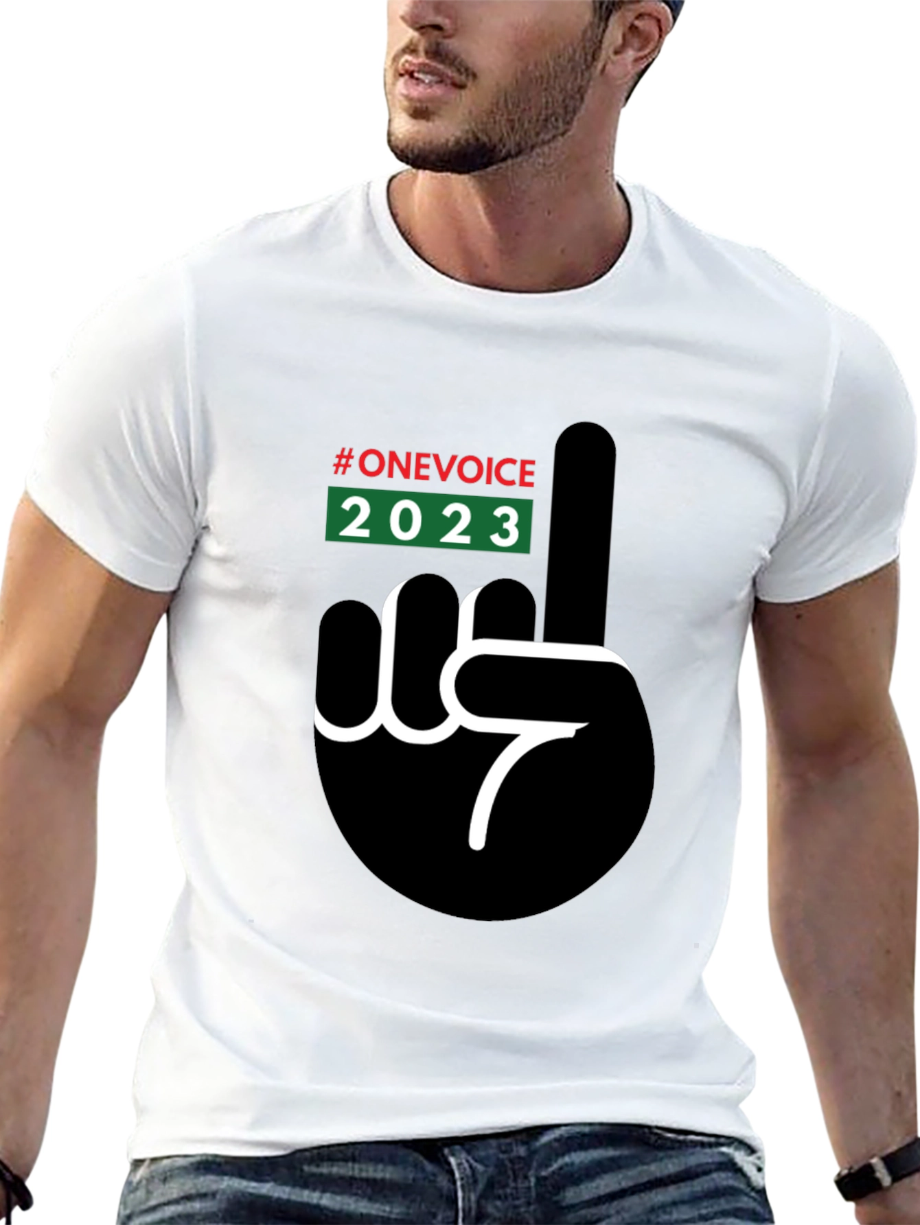 One Voice 2023 Graphic T-Shirt - Black