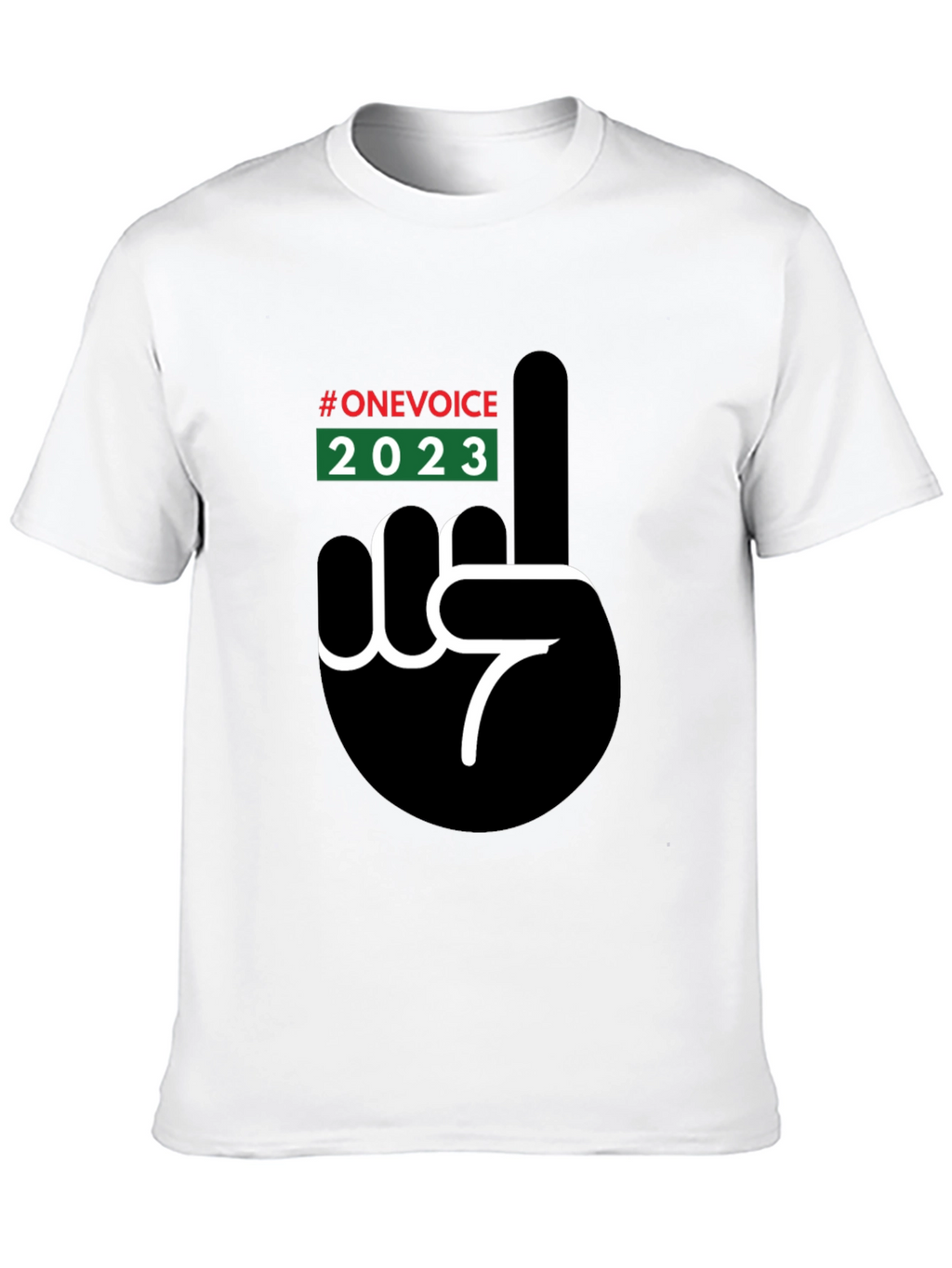 One Voice 2023 Graphic T-Shirt - Black
