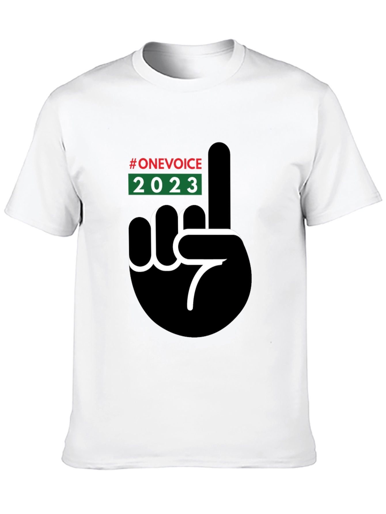 One Voice 2023 Graphic T-Shirt - Black