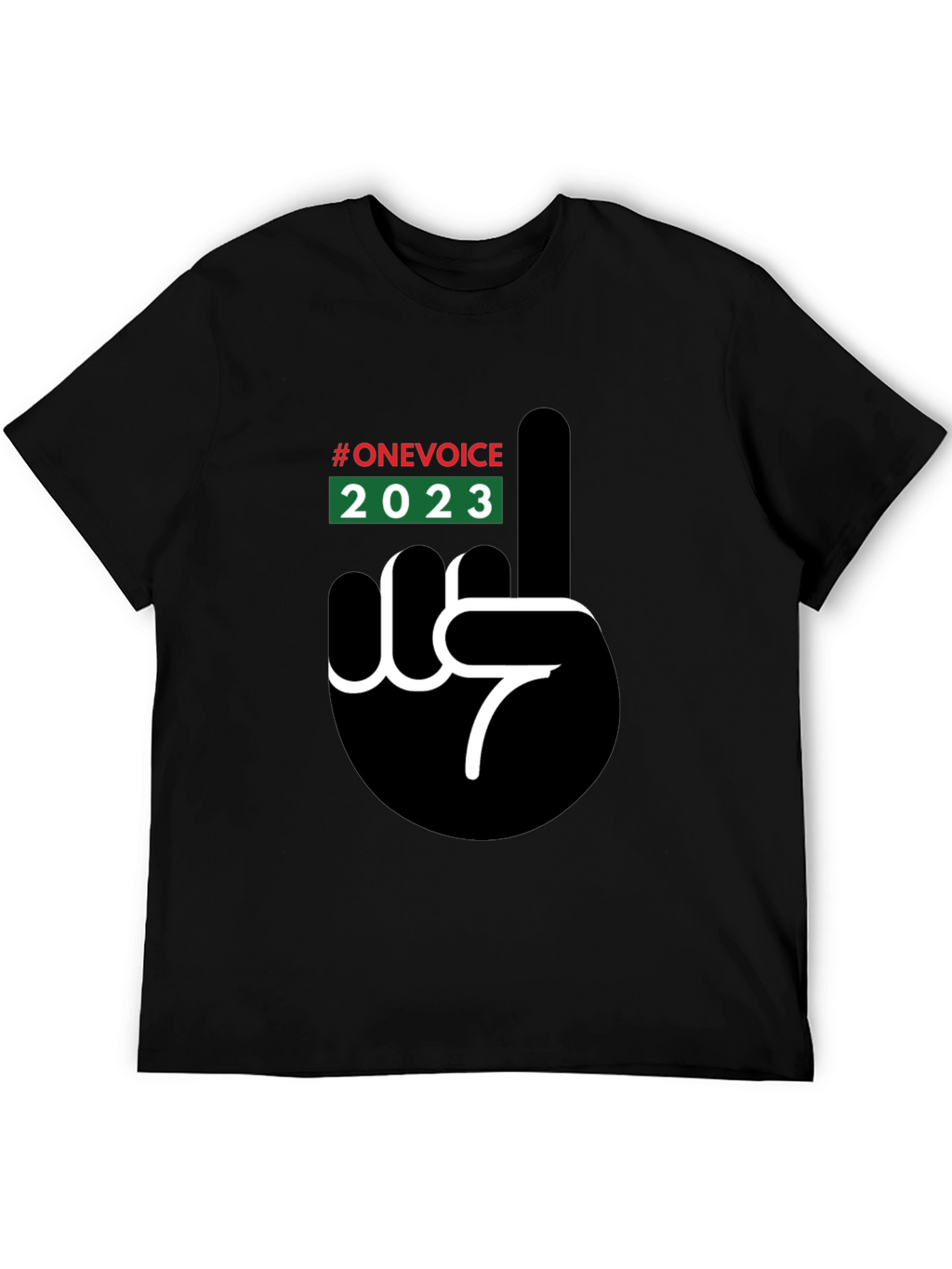 One Voice 2023 Graphic T-Shirt - Black