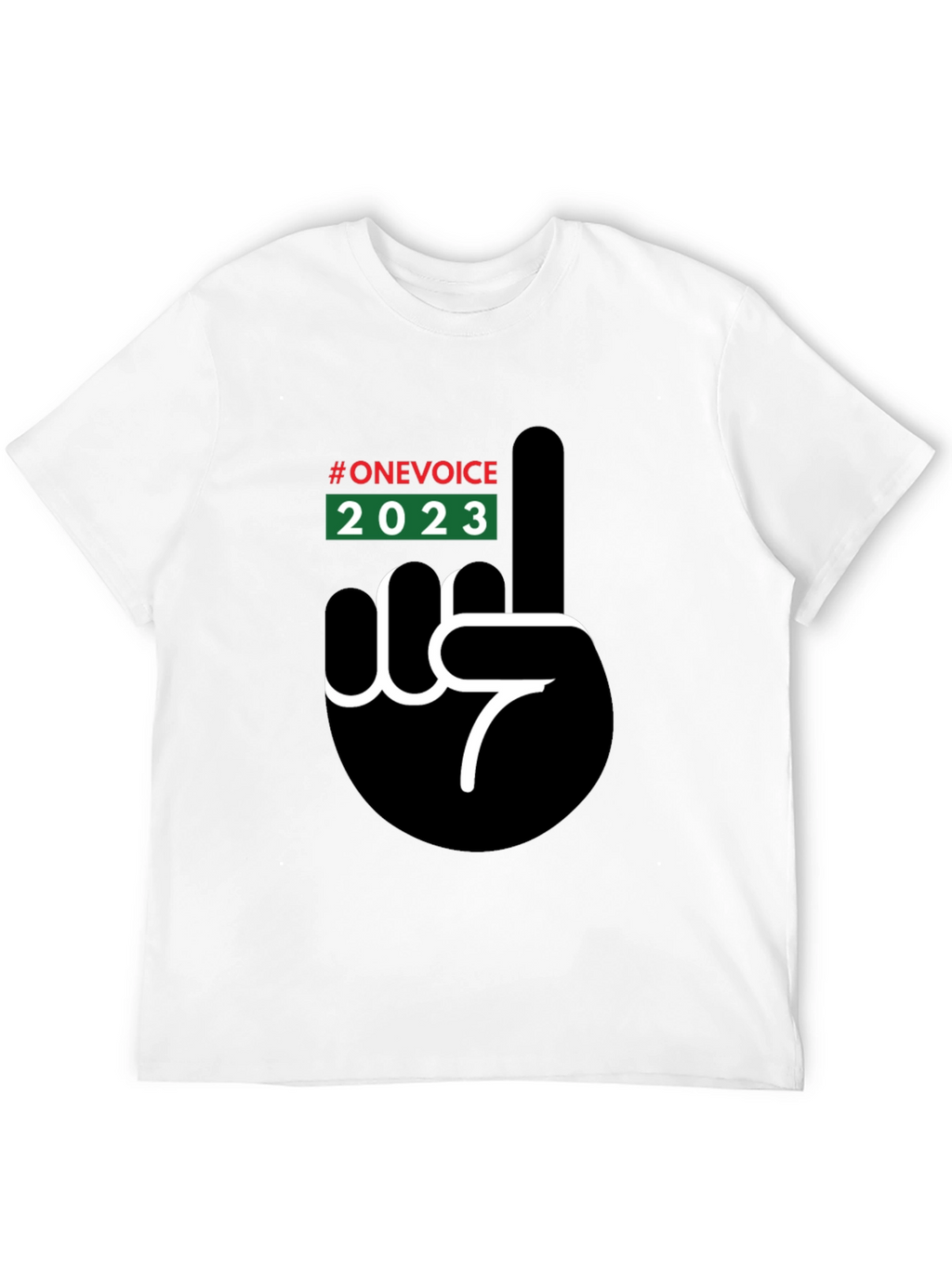 One Voice 2023 Graphic T-Shirt - Black