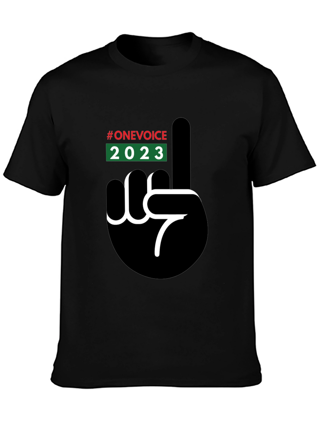 One Voice 2023 Graphic T-Shirt - Black