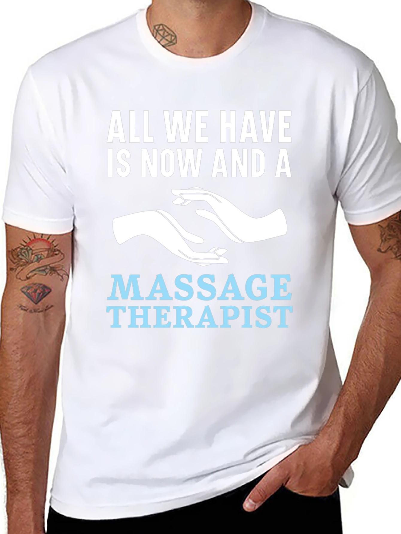 Massage Therapist T-Shirt - Now and A