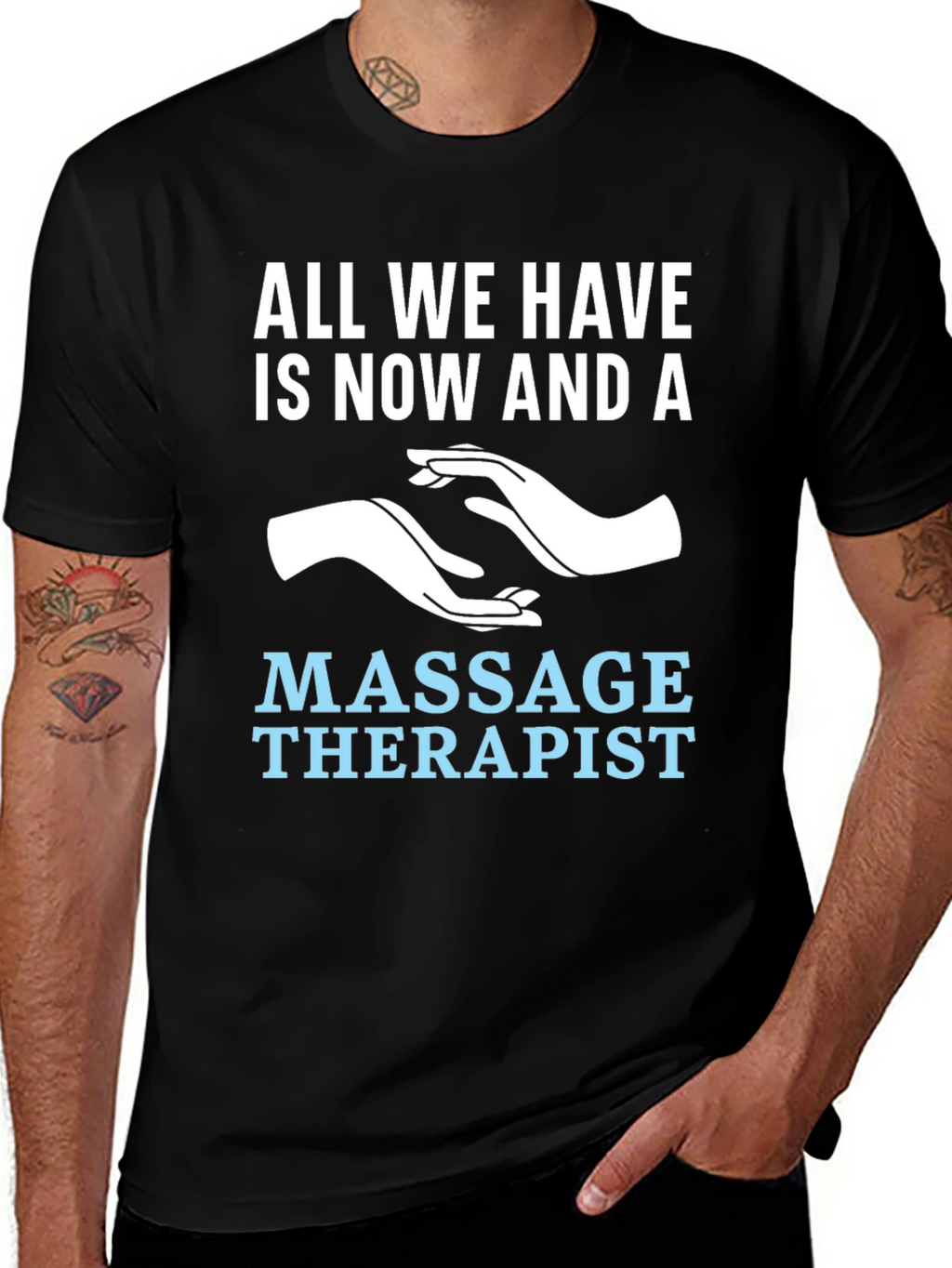 Massage Therapist T-Shirt - Now and A