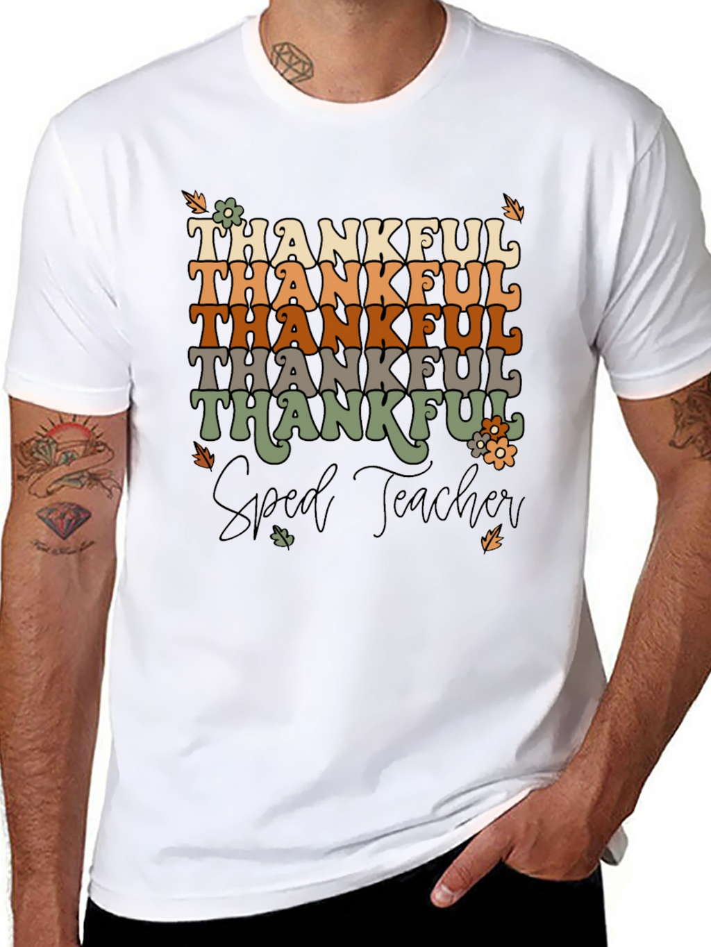 Thankful Sped Teacher Graphic Tee