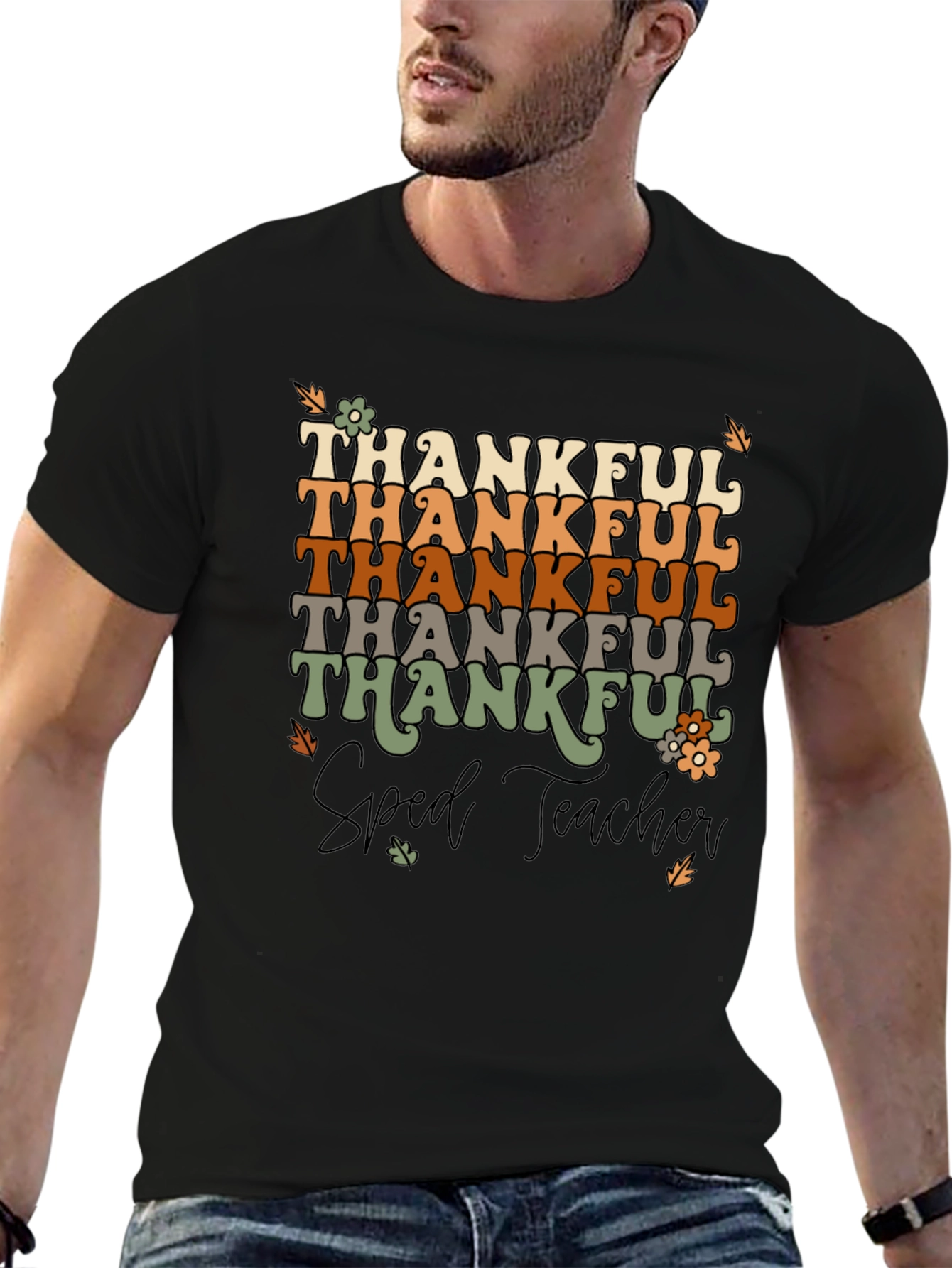 Thankful Sped Teacher Graphic Tee