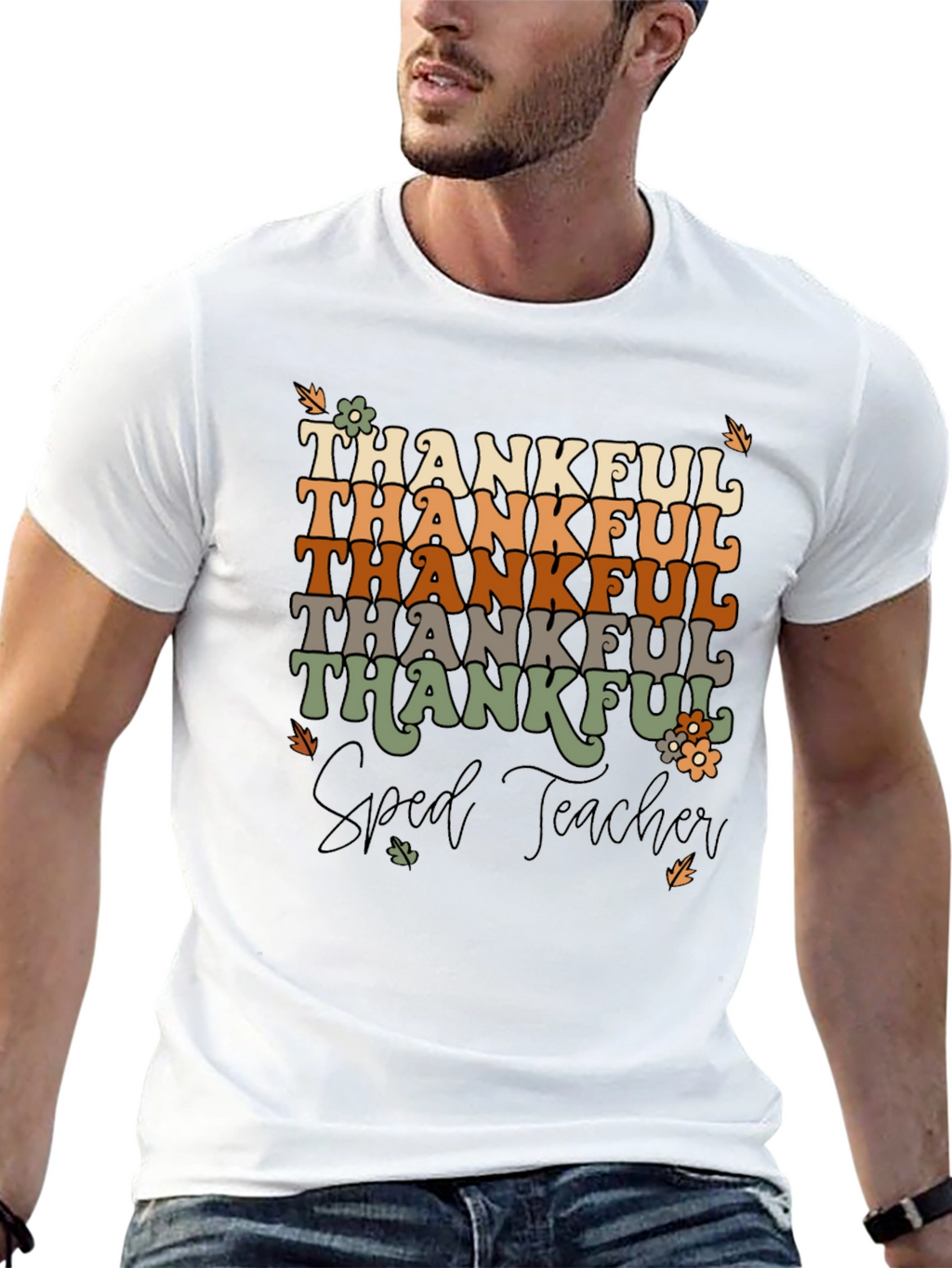 Thankful Sped Teacher Graphic Tee