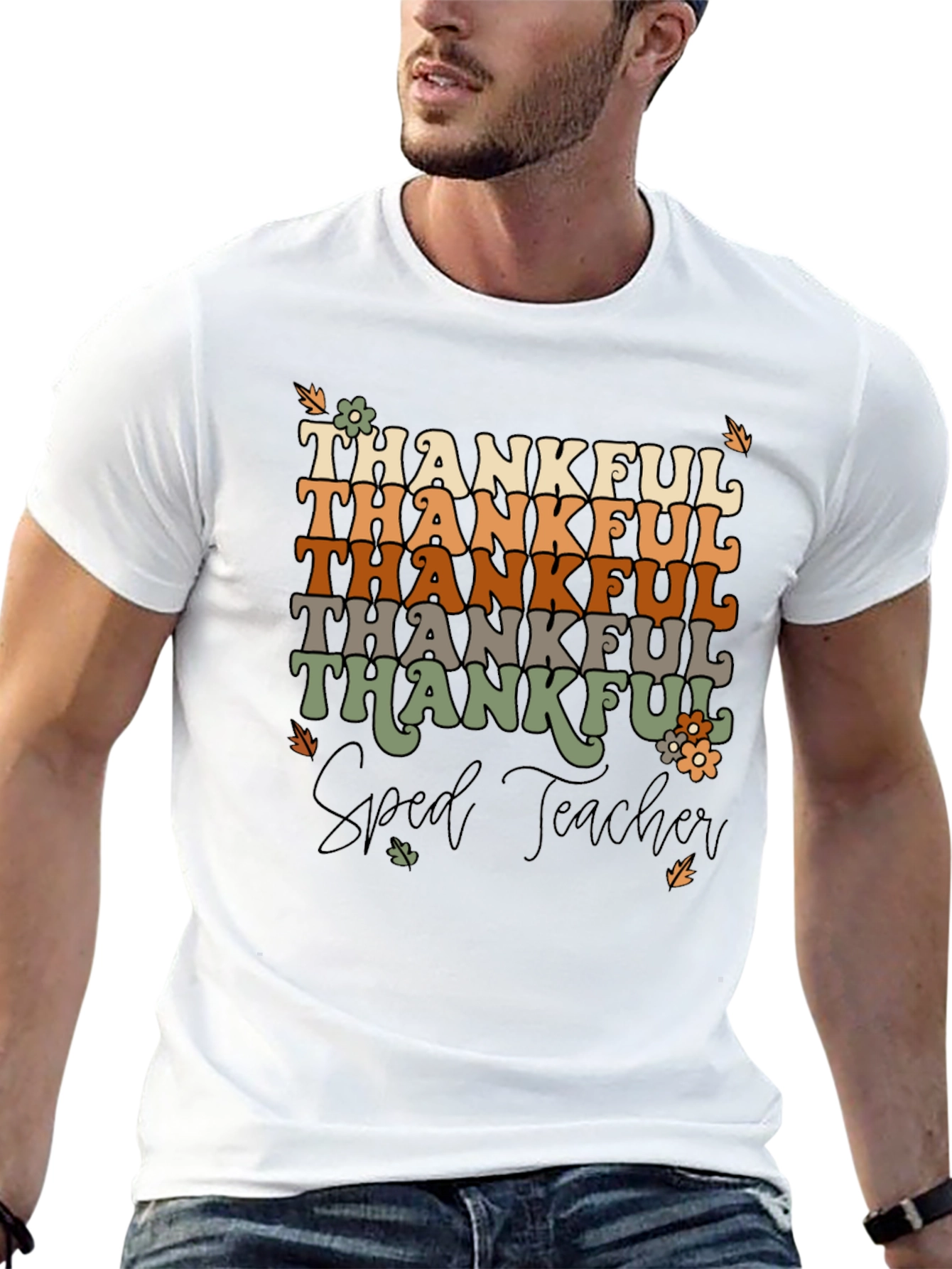 Thankful Sped Teacher Graphic Tee