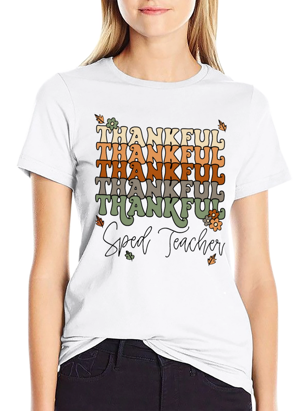 Thankful Sped Teacher Graphic Tee