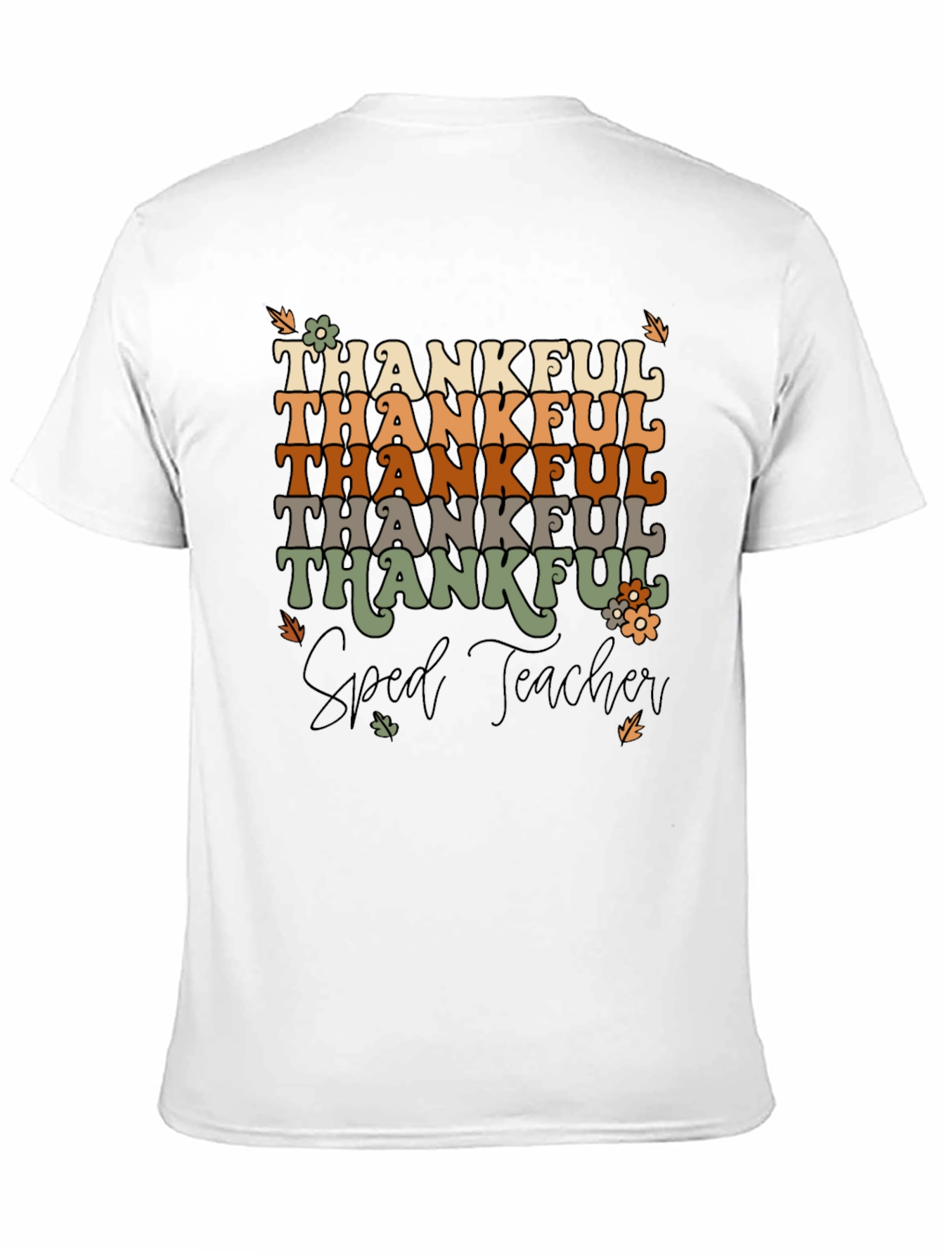 Thankful Sped Teacher Graphic Tee