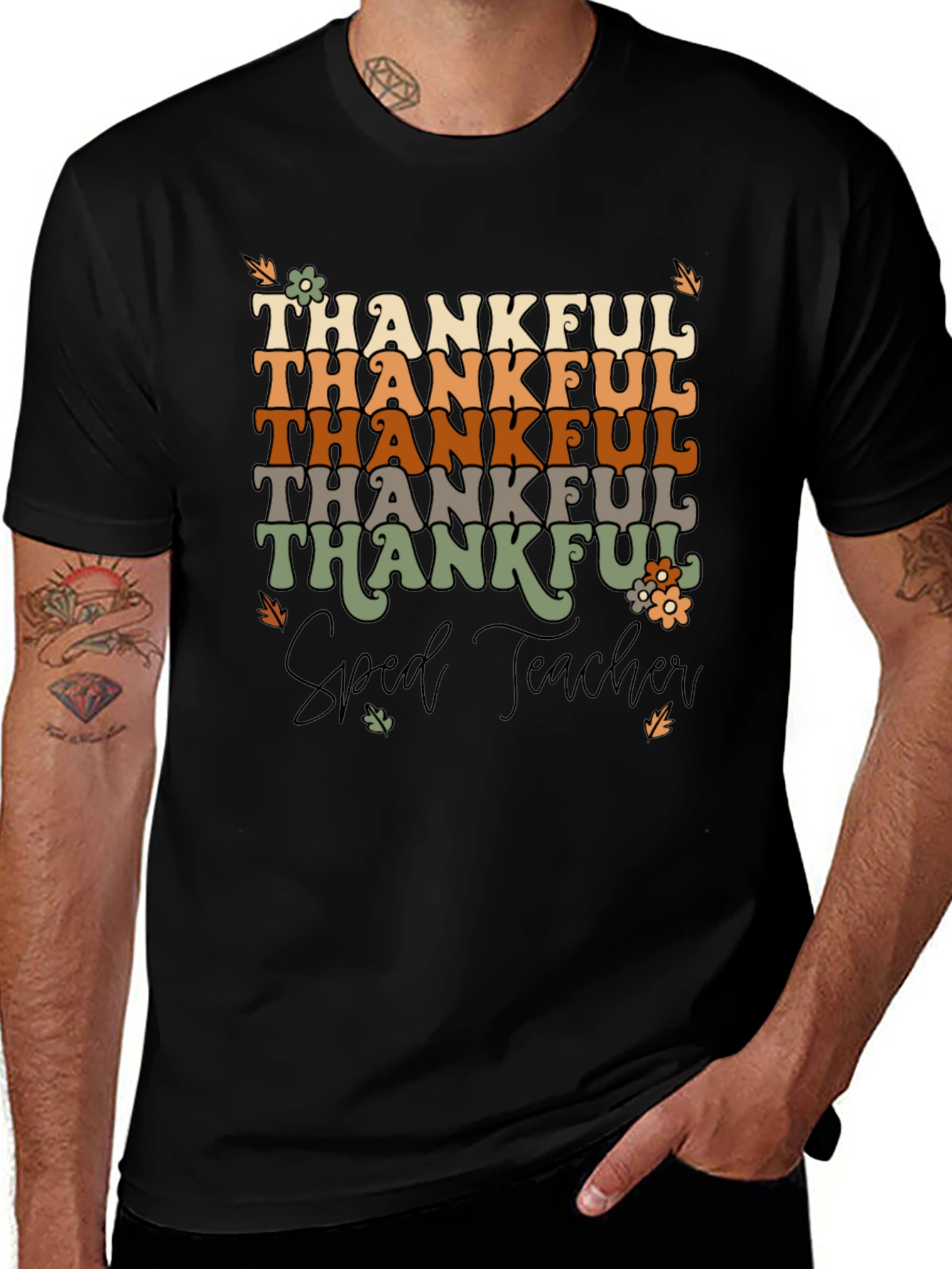 Thankful Sped Teacher Graphic Tee