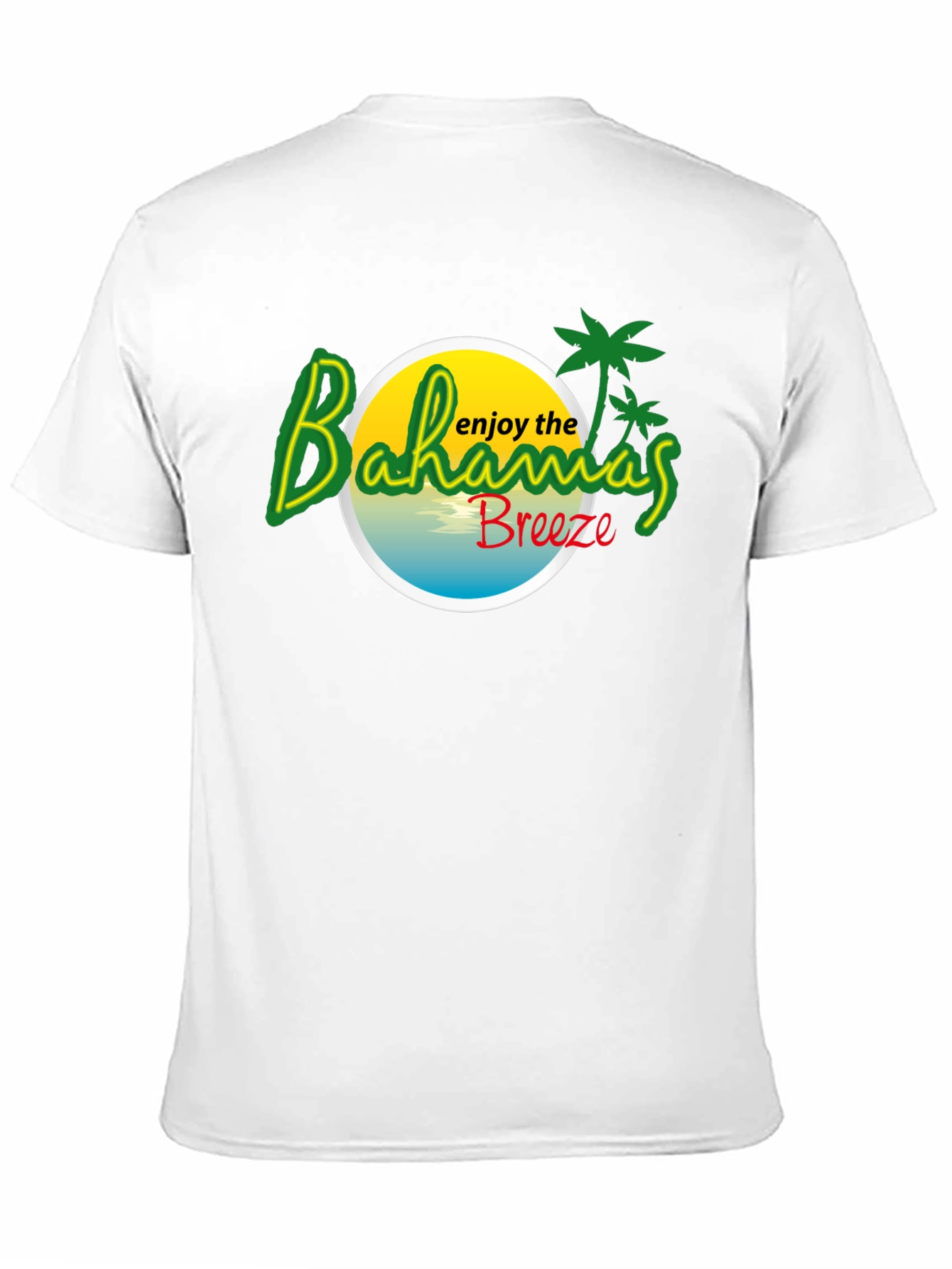 Bahamas Breeze Graphic Tee - Tropical Island T-Shirt