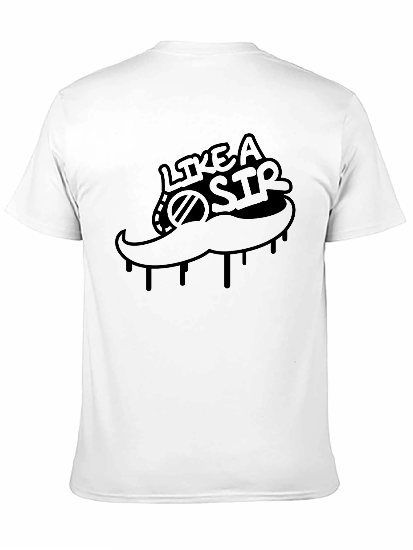 Like A Sir Graphic Black T-Shirt