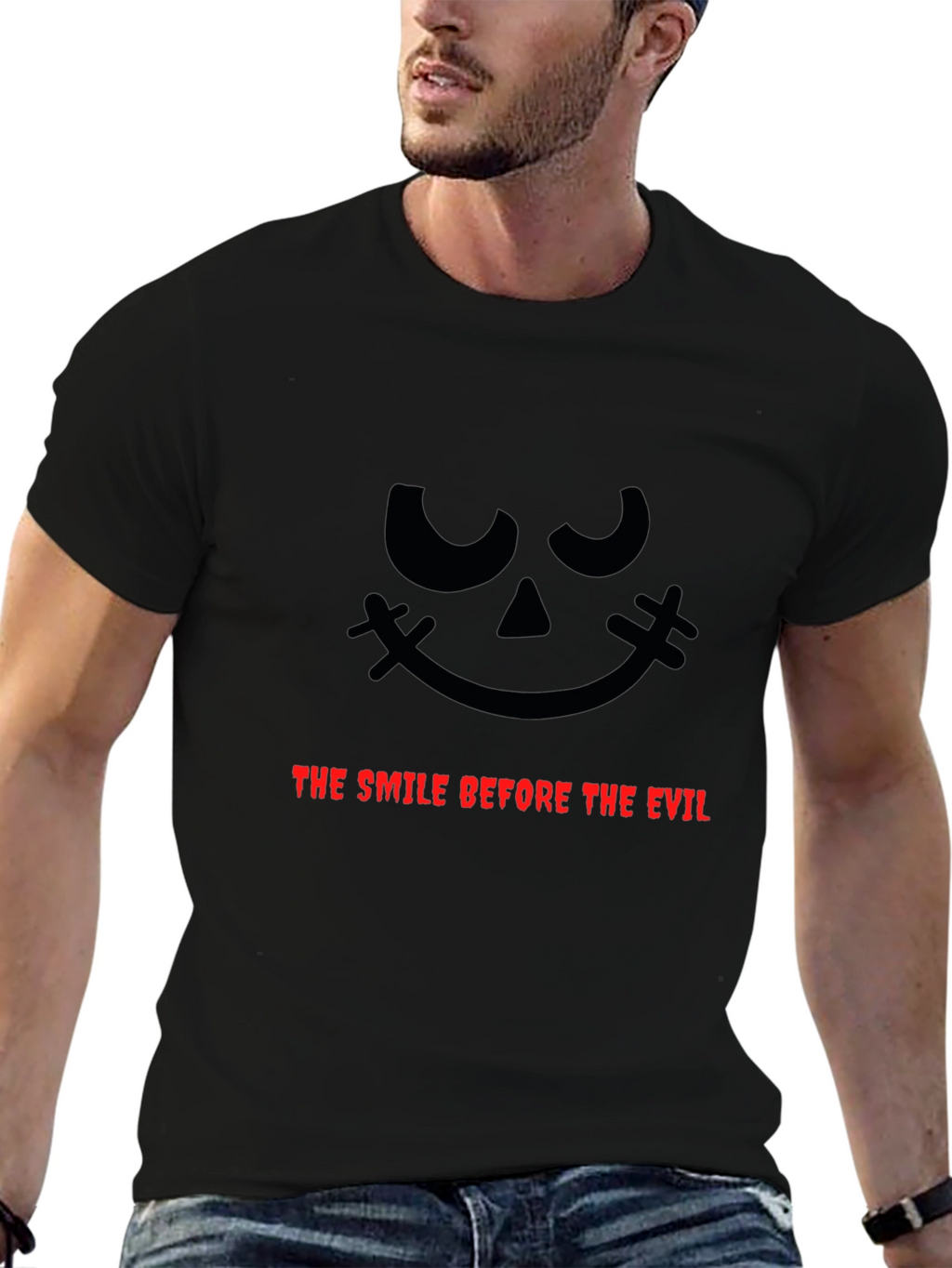 The Smile Before the Evil Graphic T-Shirt