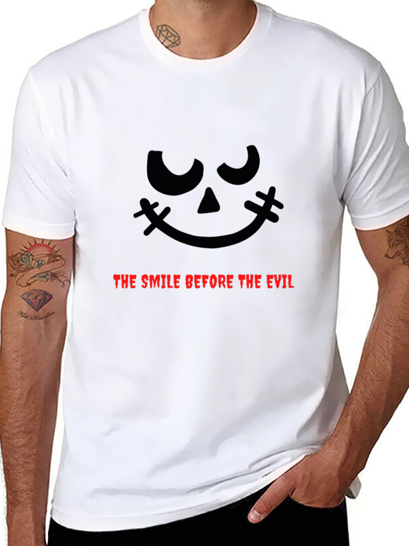 The Smile Before the Evil Graphic T-Shirt