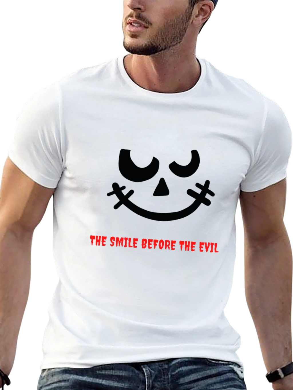 The Smile Before the Evil Graphic T-Shirt