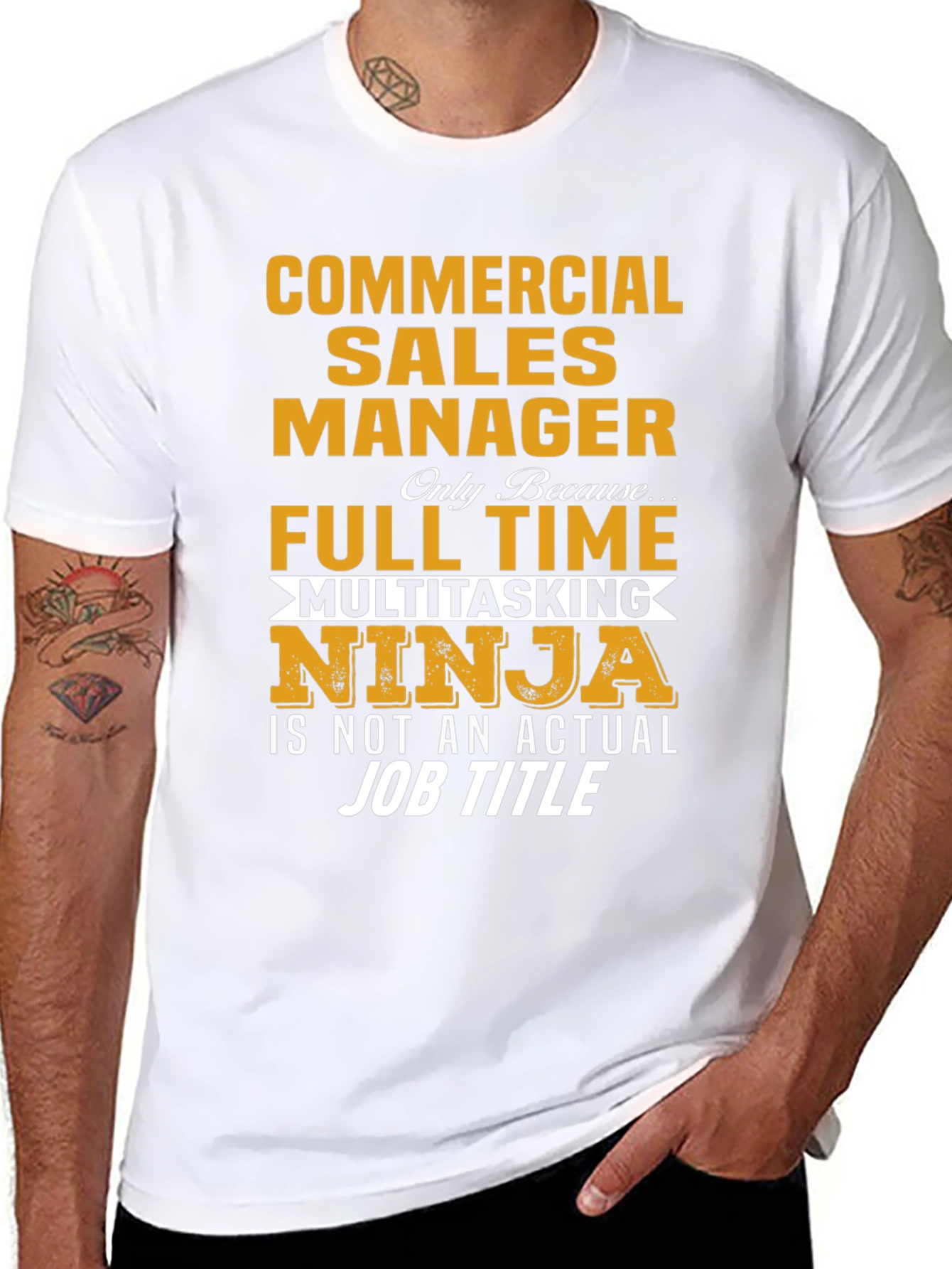 Commercial Sales Manager Ninja T-Shirt