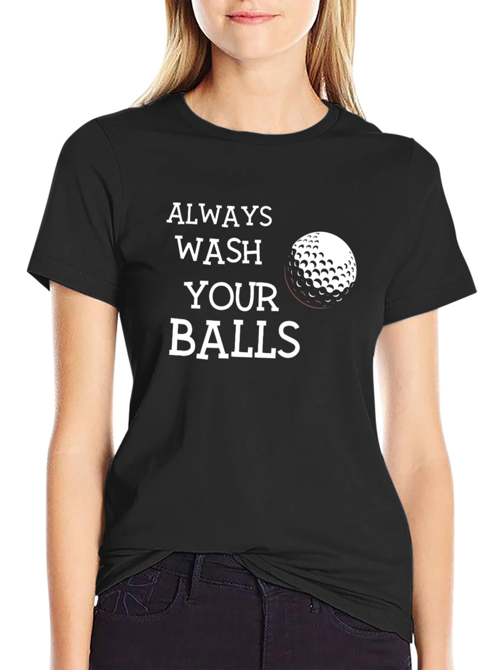 Always Wash Your Balls Funny Golf T-Shirt