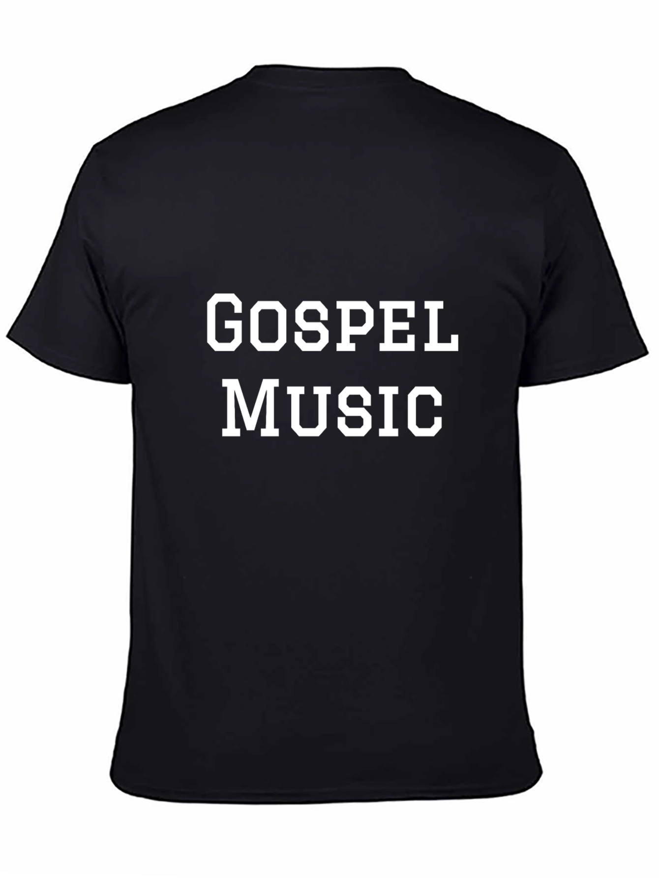 Gospel Music T-Shirt - Classic Black Tee