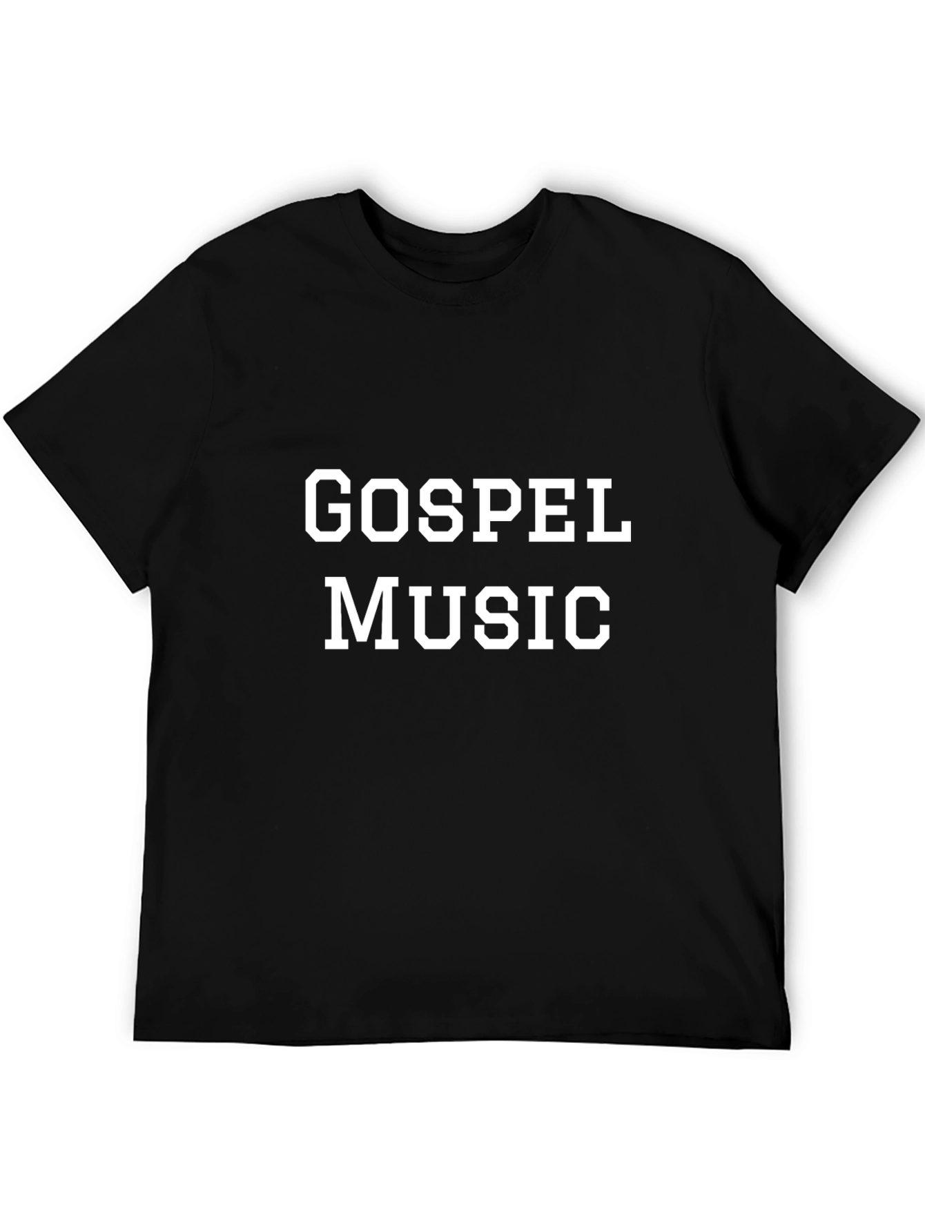 Gospel Music T-Shirt - Classic Black Tee