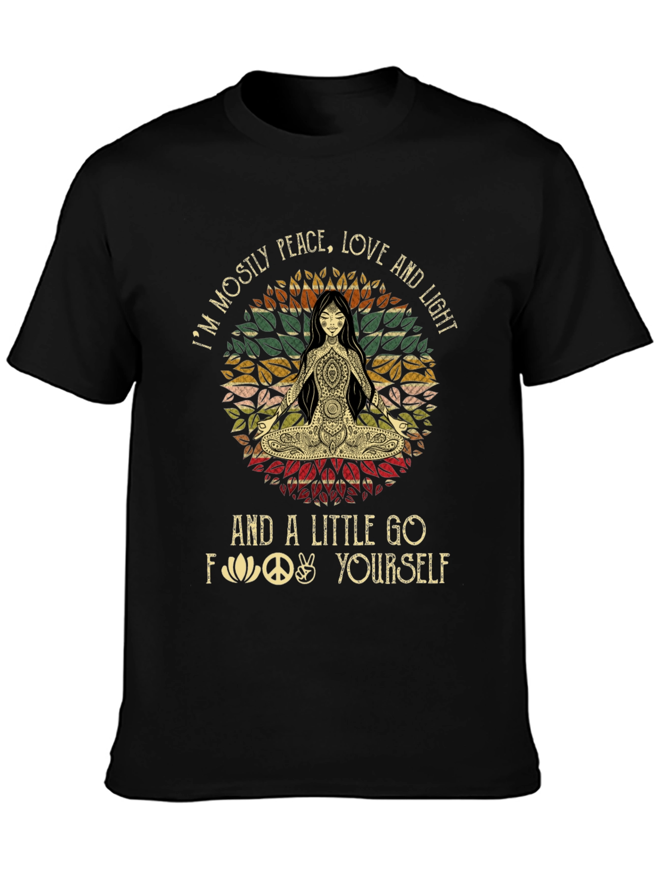 Peace Love and Light Graphic T-Shirt