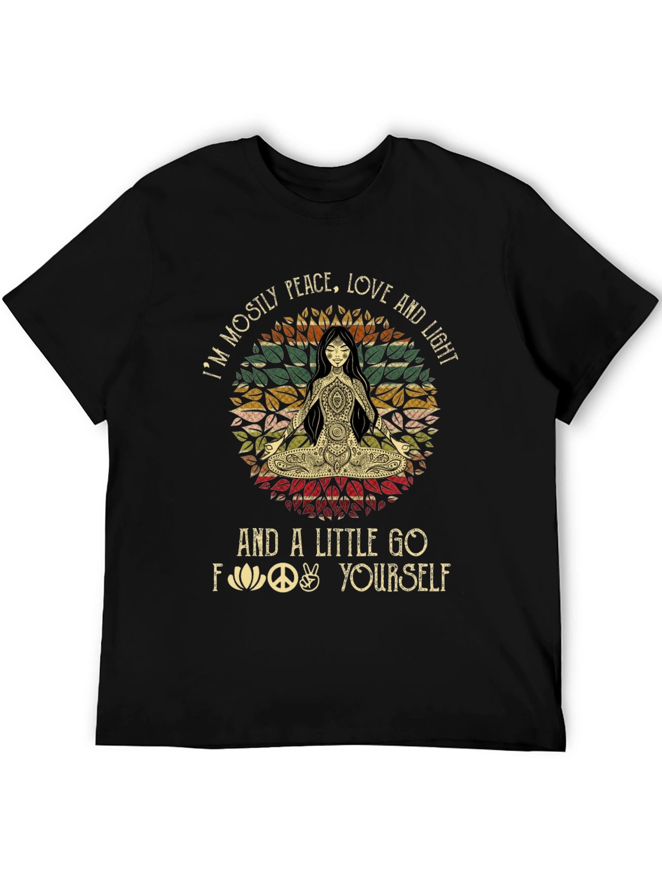 Peace Love and Light Graphic T-Shirt