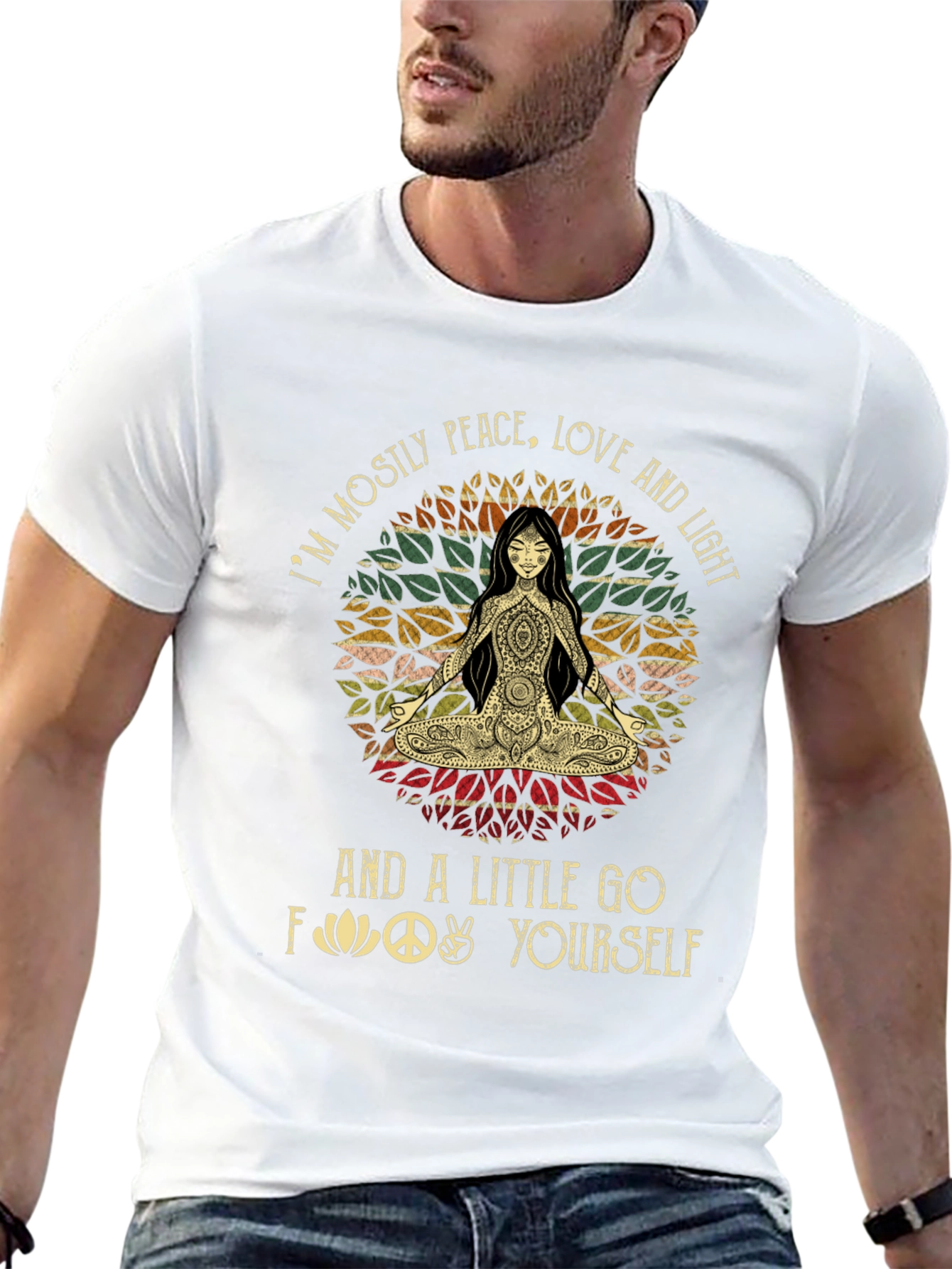 Peace Love and Light Graphic T-Shirt