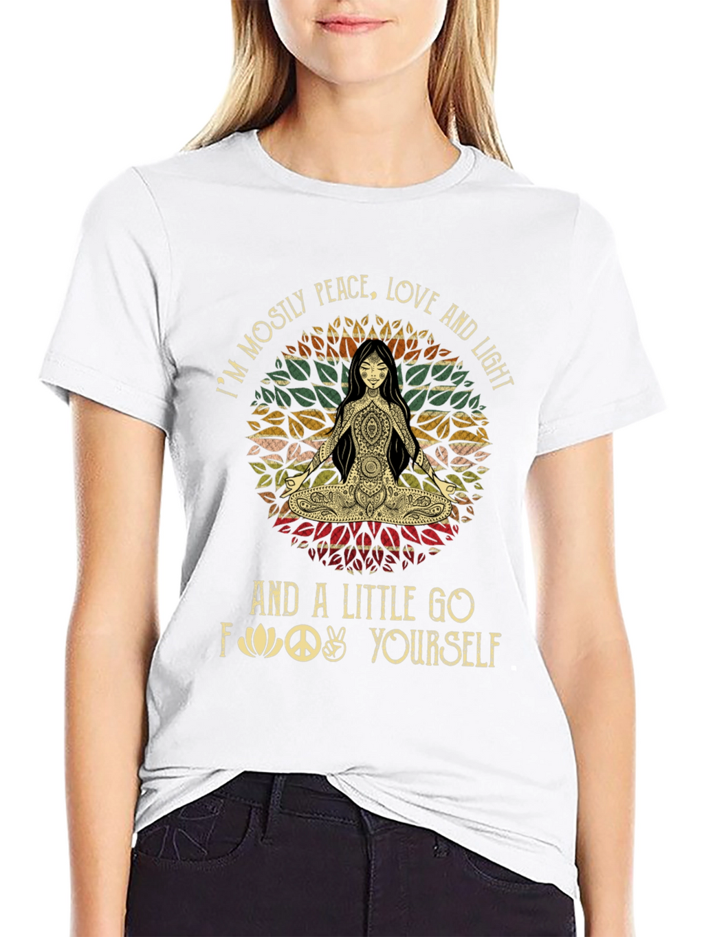 Peace Love and Light Graphic T-Shirt