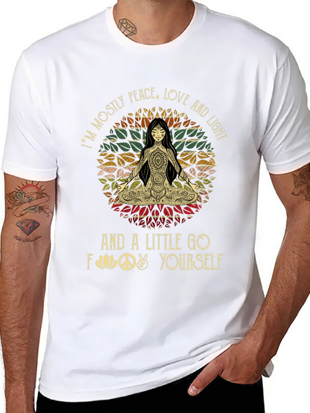 Peace Love and Light Graphic T-Shirt