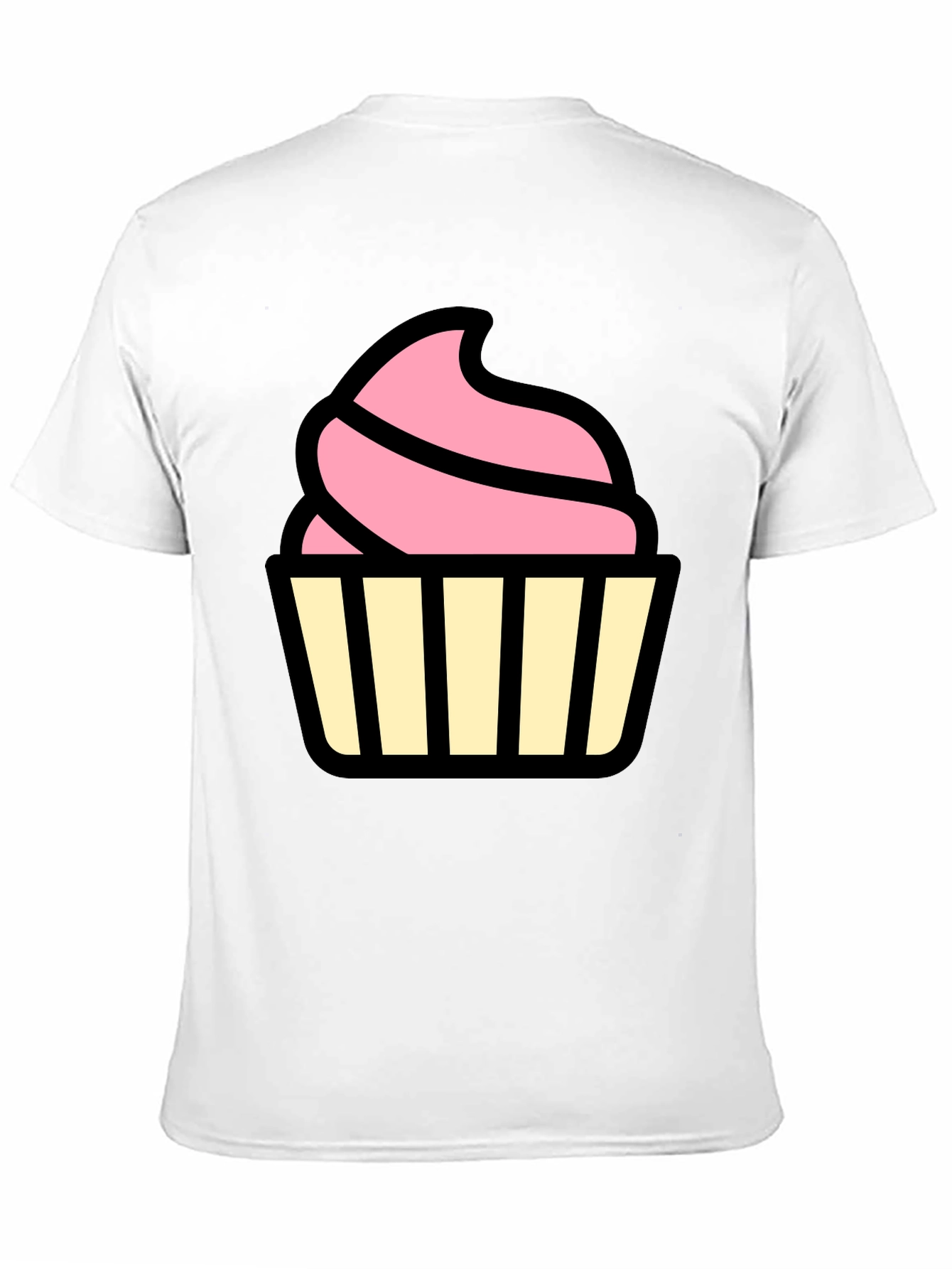 Cupcake Graphic Black T-Shirt