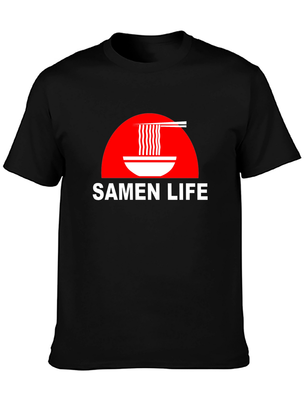 Samen Life Ramen Bowl Graphic T-Shirt