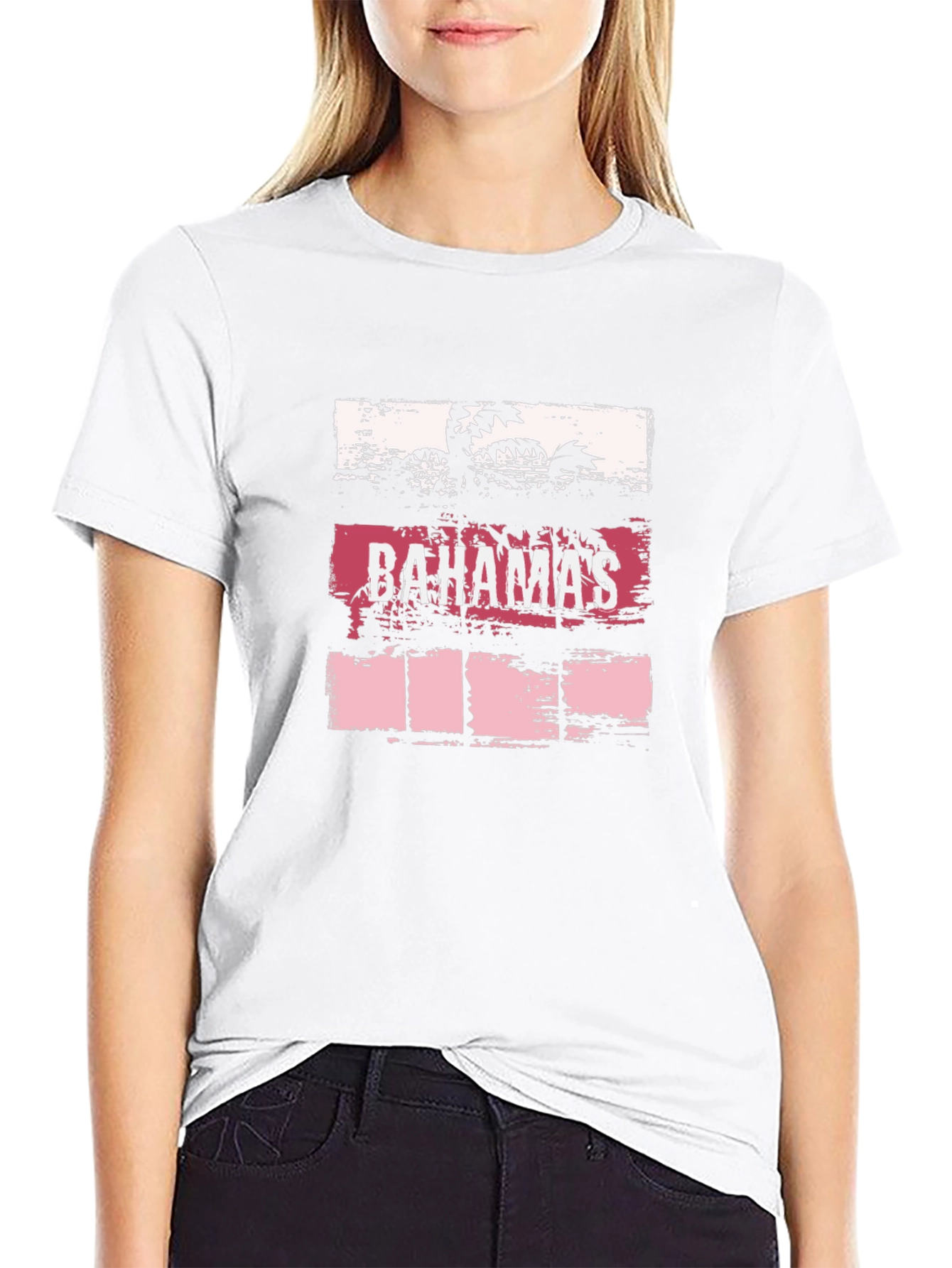 Bahamas Palm Tree T-Shirt - Island Vibes