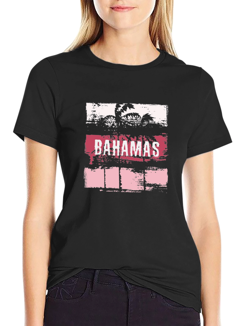 Bahamas Palm Tree T-Shirt - Island Vibes