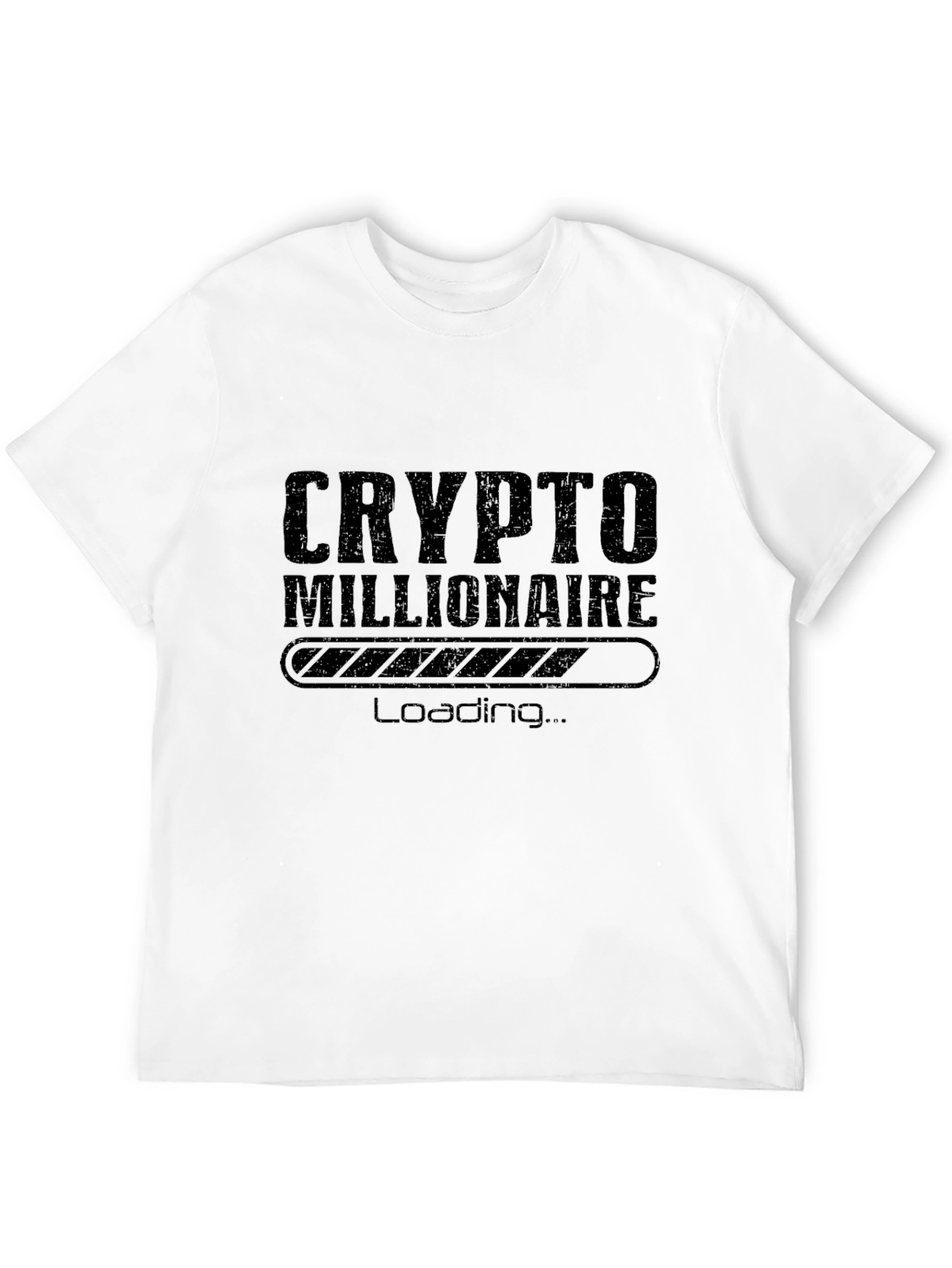 Crypto Millionaire Loading Graphic T-Shirt