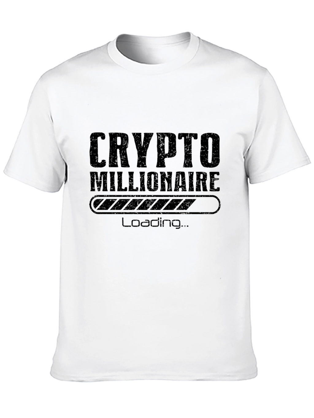 Crypto Millionaire Loading Graphic T-Shirt