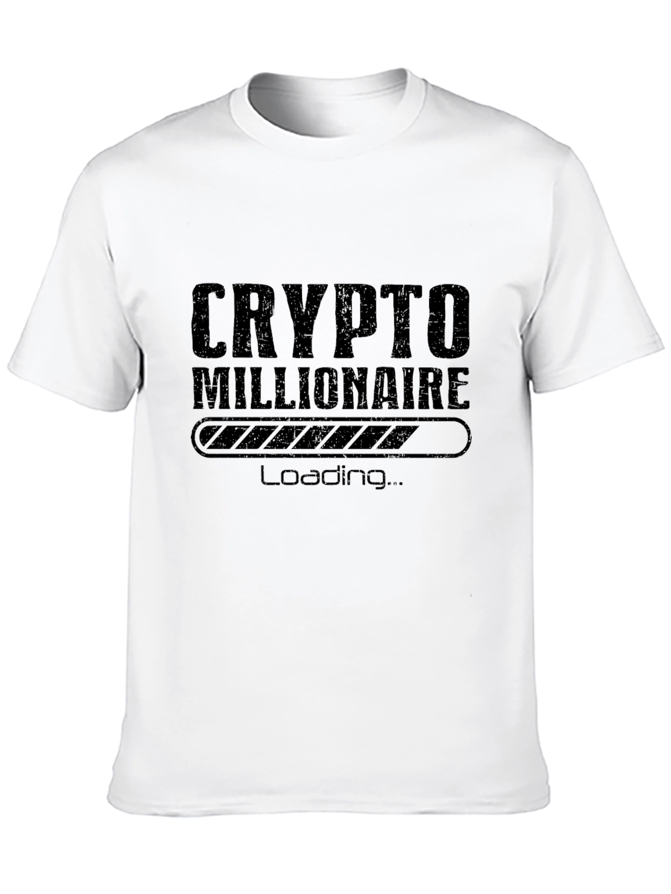 Crypto Millionaire Loading Graphic T-Shirt