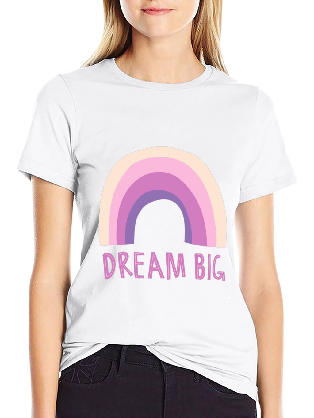Dream Big Rainbow Graphic Tee