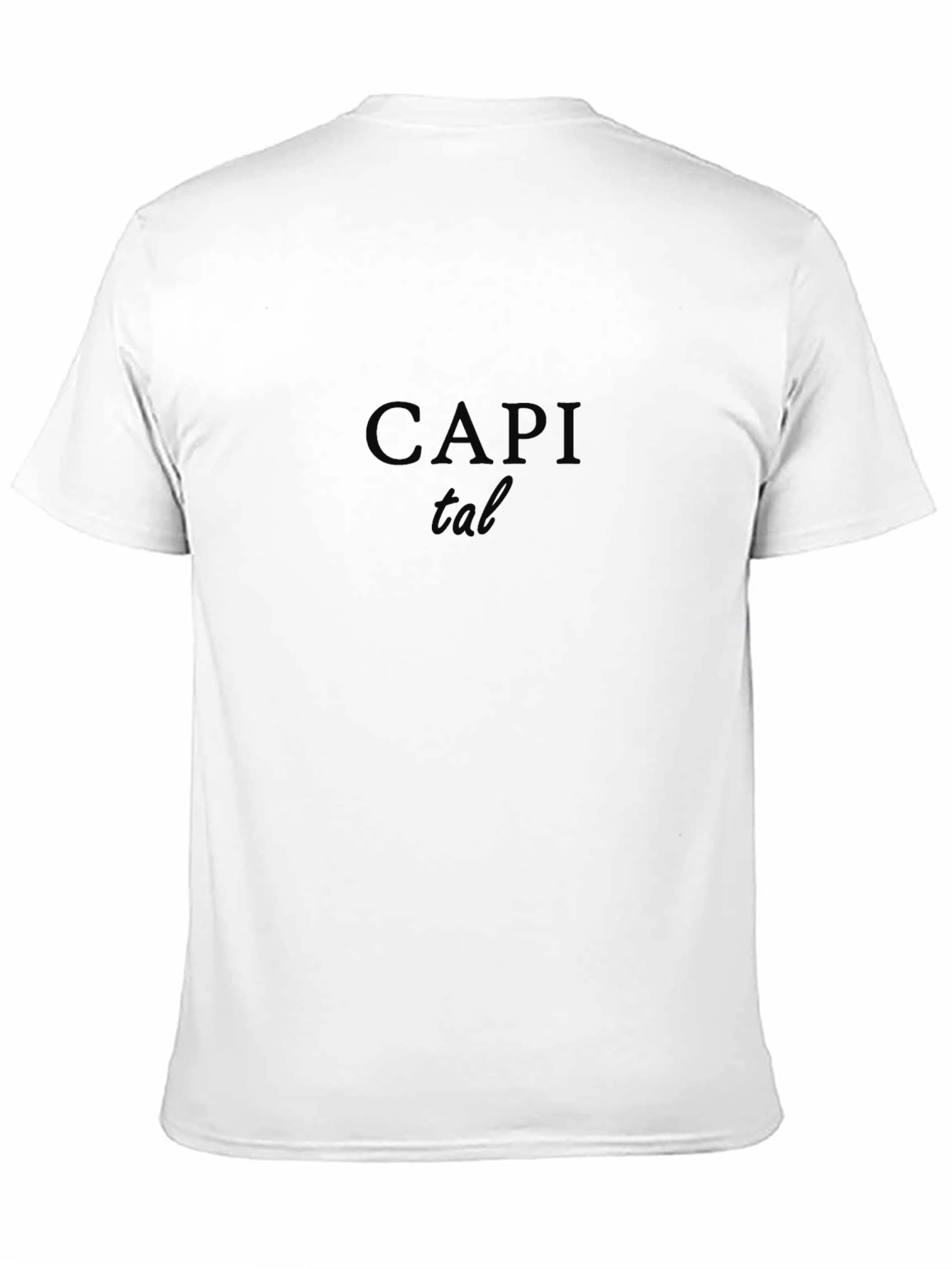 CAPI tal Black Graphic Tee